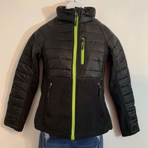 Black puffer jacket by Vertical 9 is in like new condition. Juniors 14 / 16